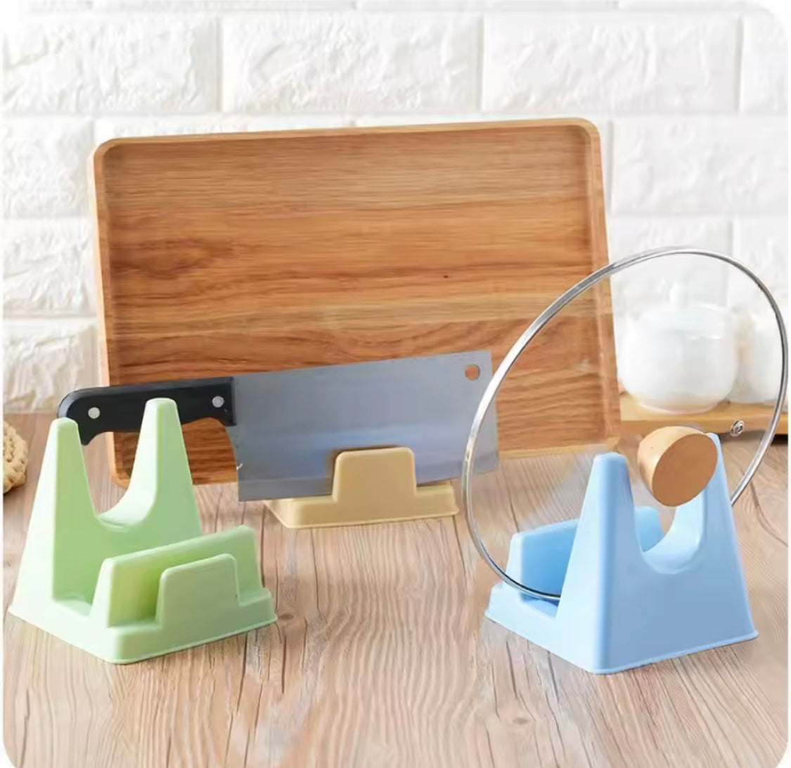 Kitchen Pot Lid Holder, Kitchenware Pan Cover Rack, Multifunctional Spatula Holder Rack Kitchen Pot Lid Holder, Kitchenware Pan Cover Rack, Multifunctional Spatula Holder Rack